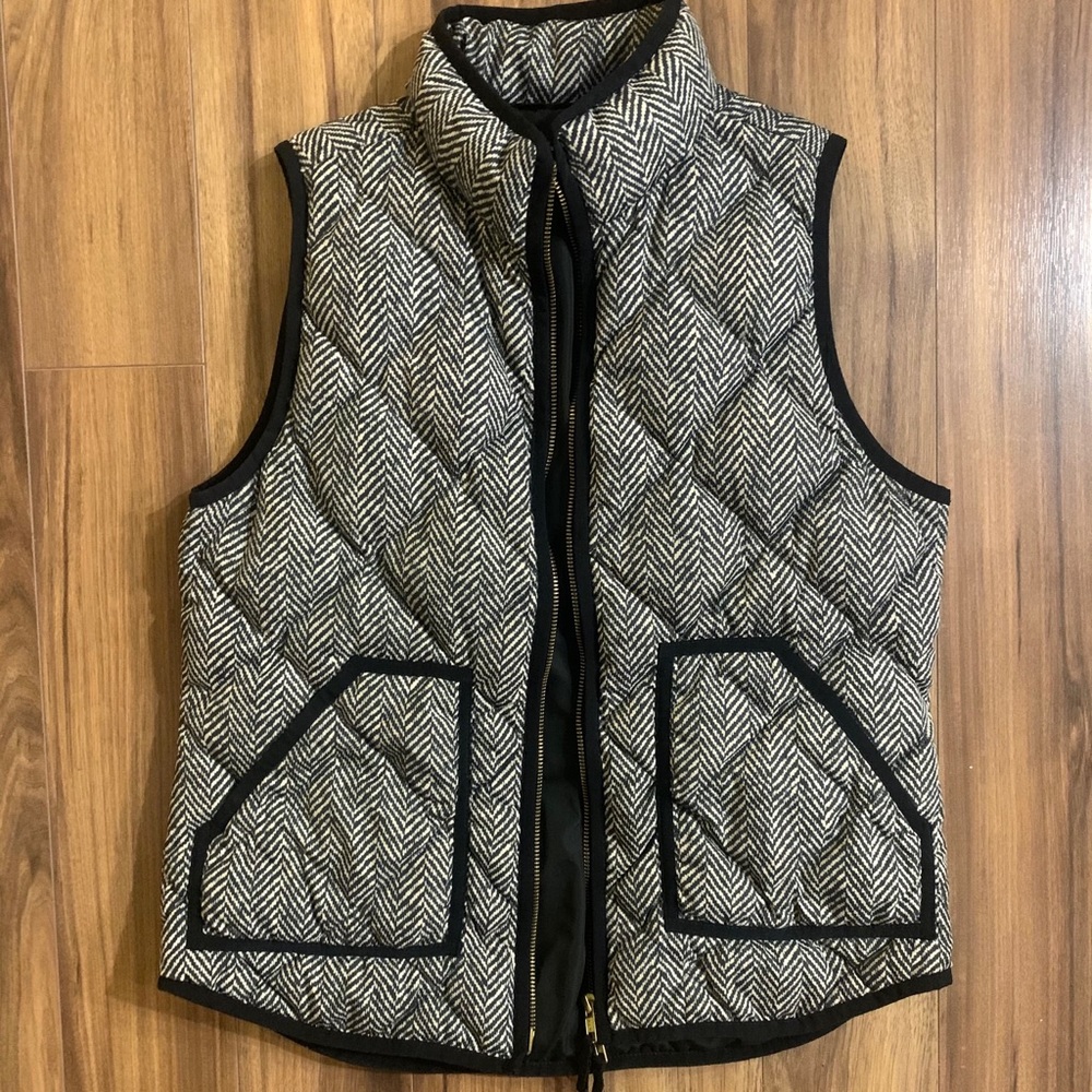 Jcrew Factory Herringbone Vest